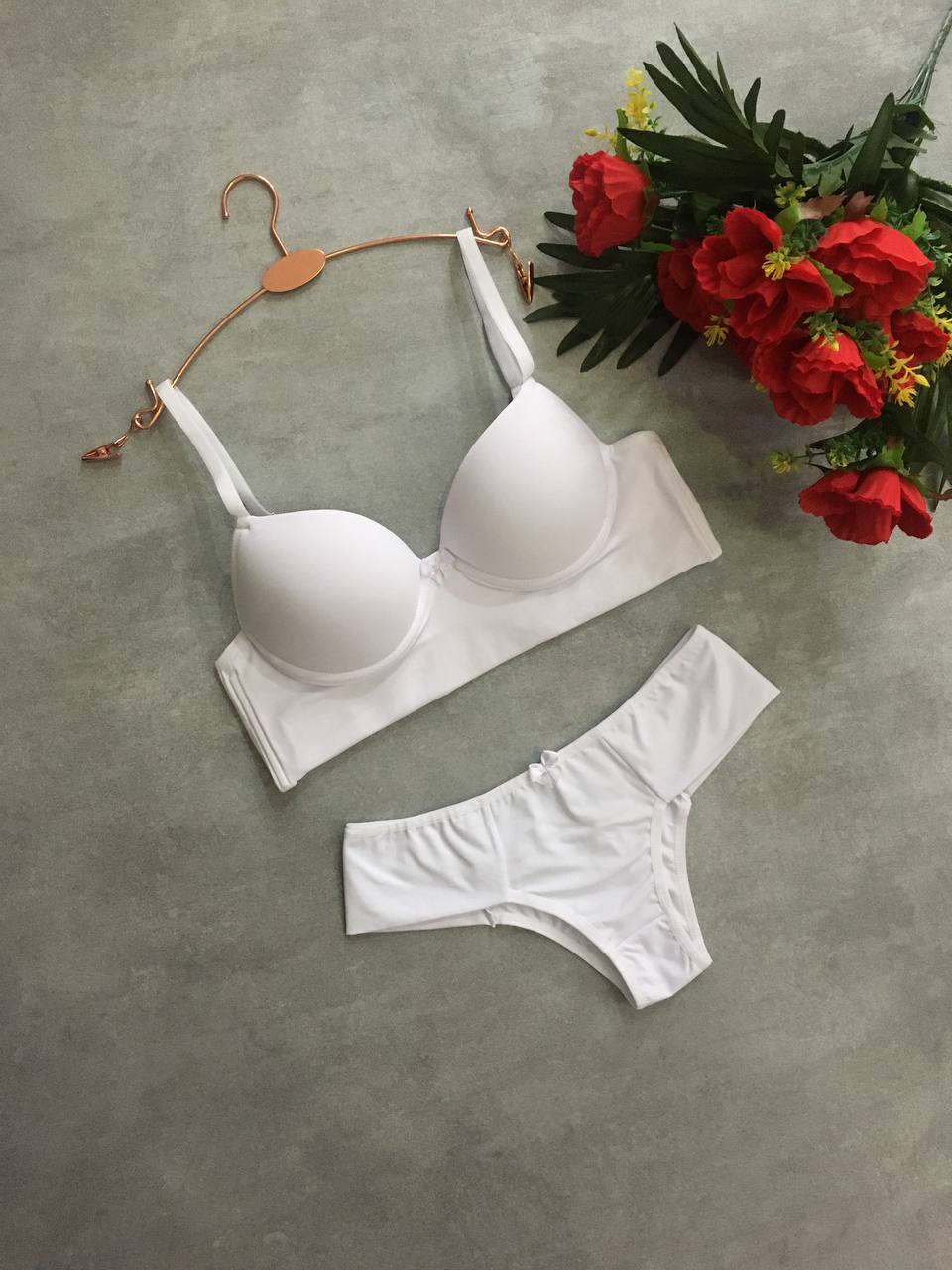 Everyday White Lingerie Set