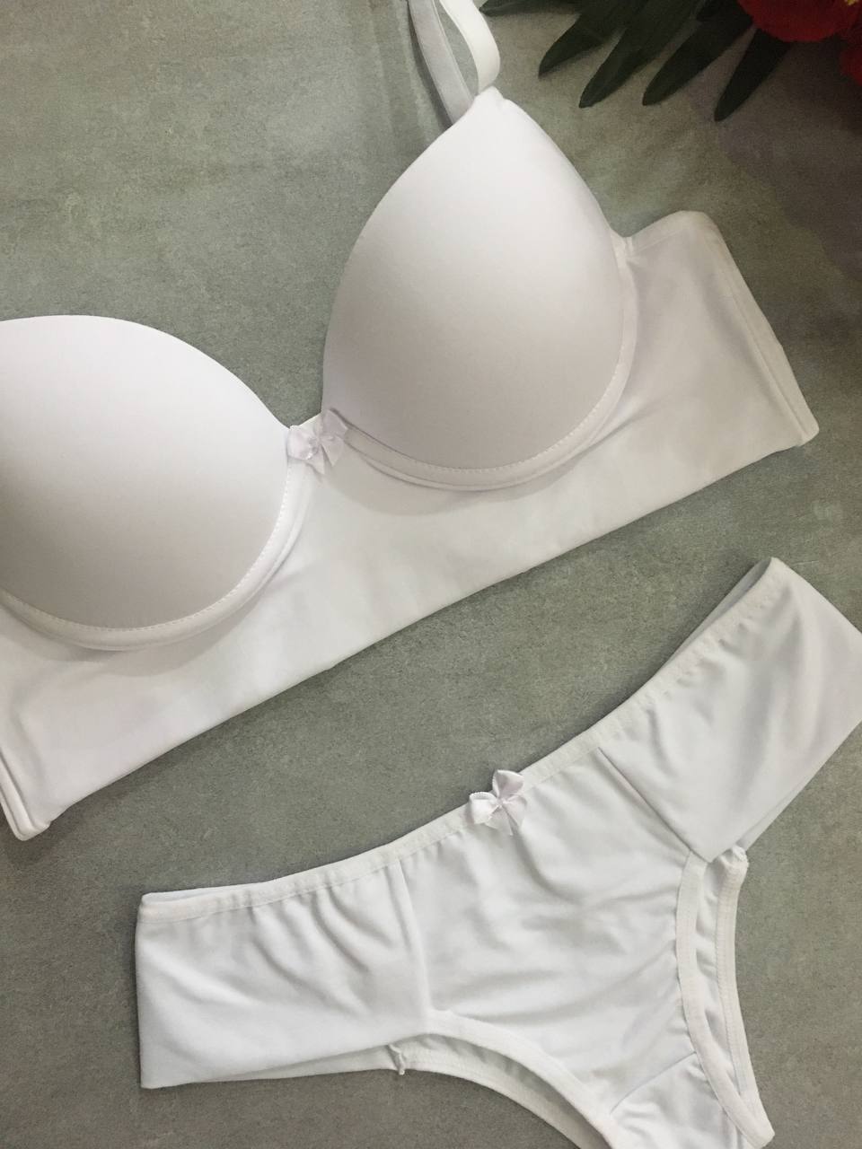 Everyday White Lingerie Set