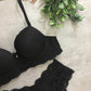 Black Lace Lingerie Set