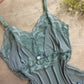 Lace PJ Set —  Sage Green