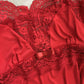 Lace PJ Set — Red