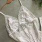 White Lace Chemise Set