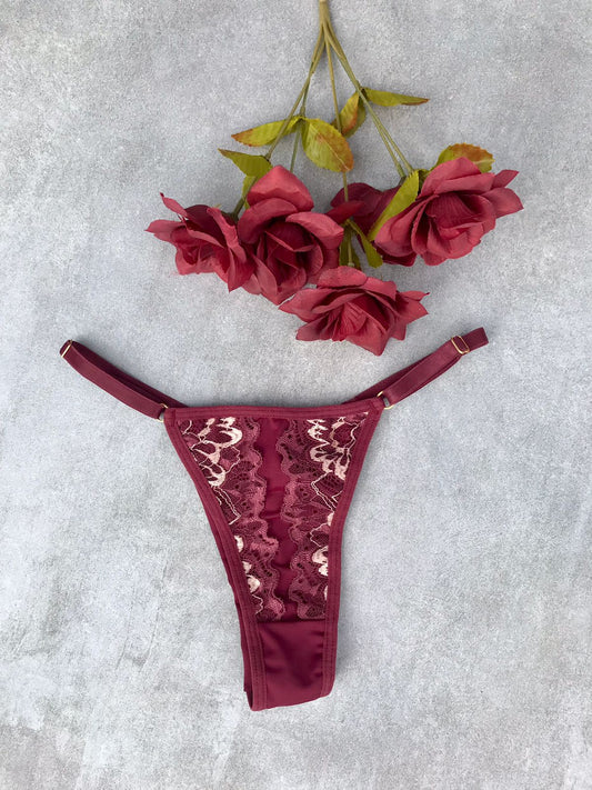 Brazilian Knickers - Cherry Red
