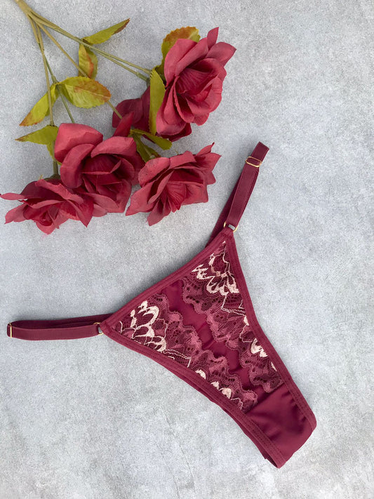 Brazilian Knickers - Cherry Red
