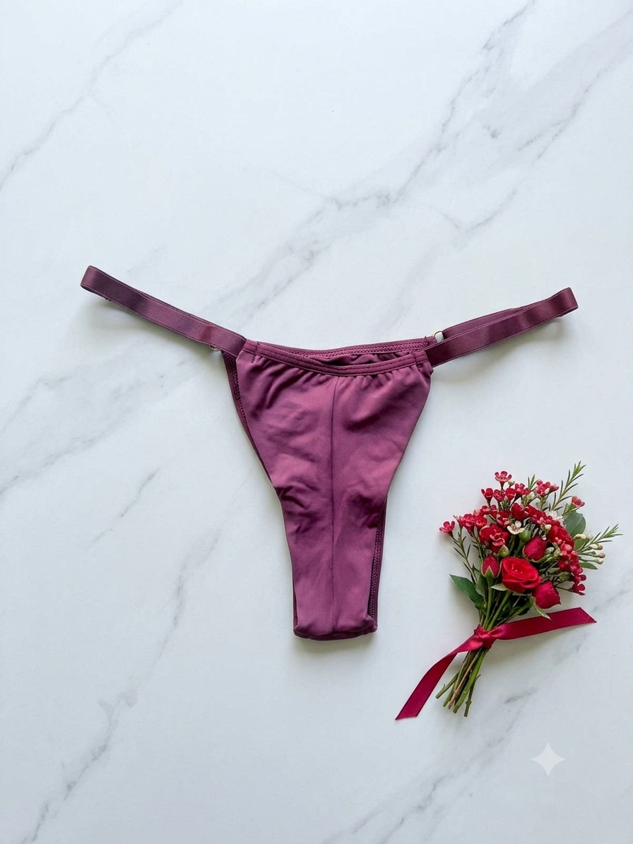 Brazilian Knickers - Cherry Red