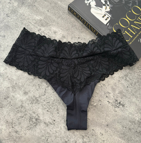 Lace Knickers - Black