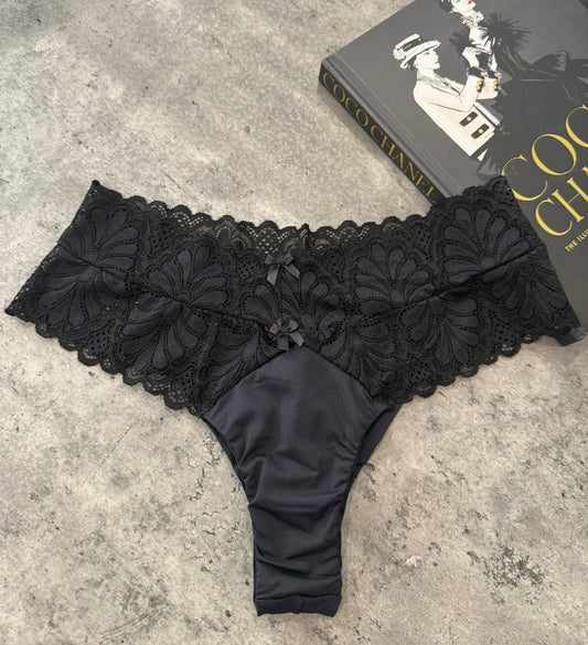 Lace Knickers - Black