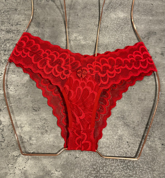 High-cut Knickers - Red