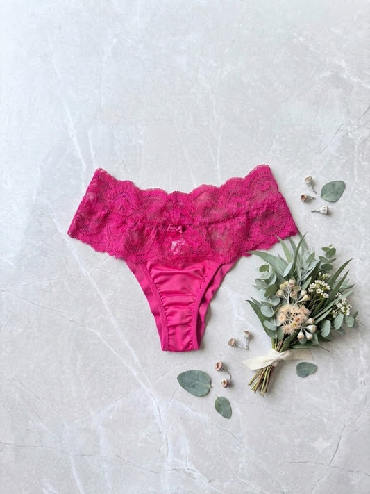 Lace Knickers - Red