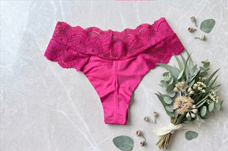 Lace Knickers - Red